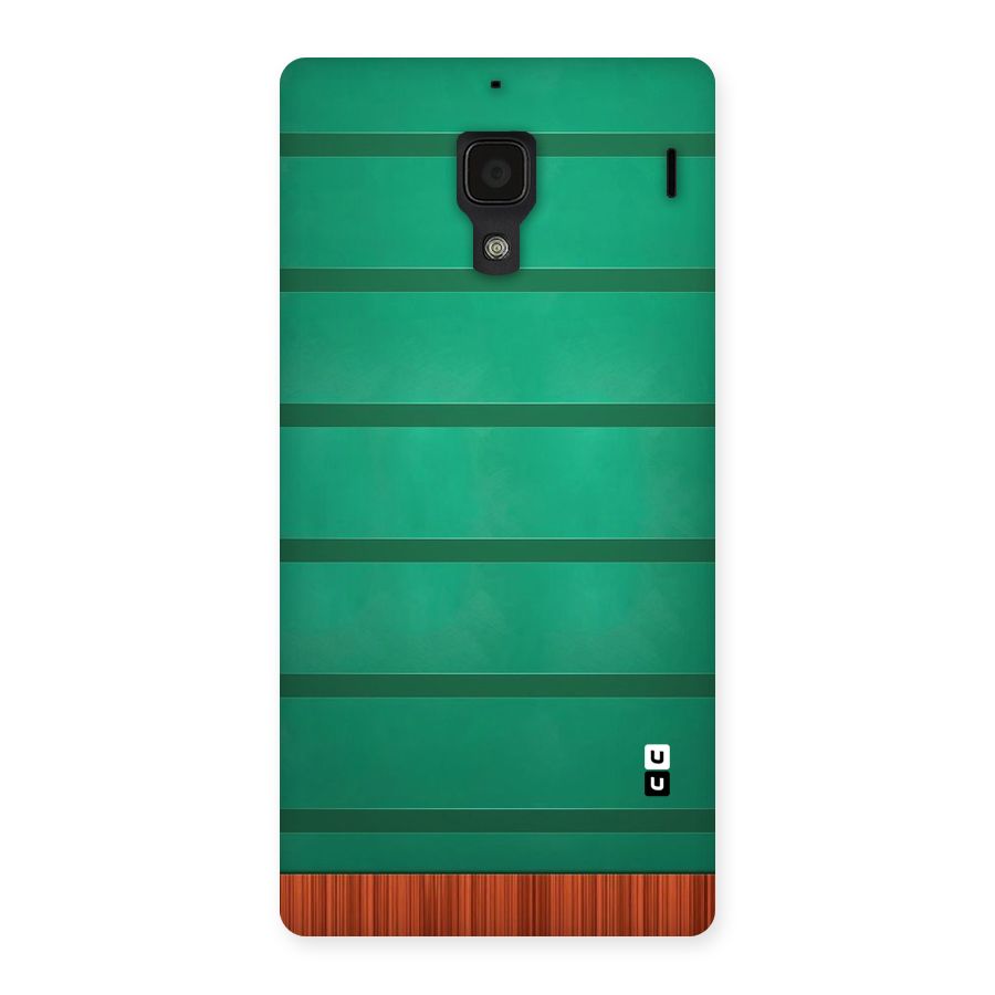 Green Wood Stripes Back Case for Redmi 1S