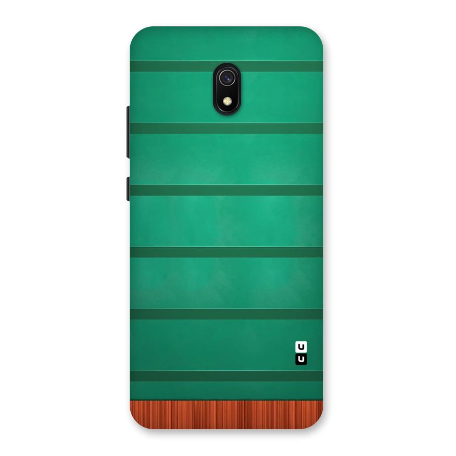 Green Wood Stripes Back Case for Redmi 8A
