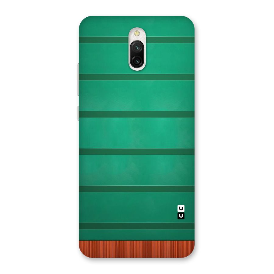 Green Wood Stripes Back Case for Redmi 8A Dual