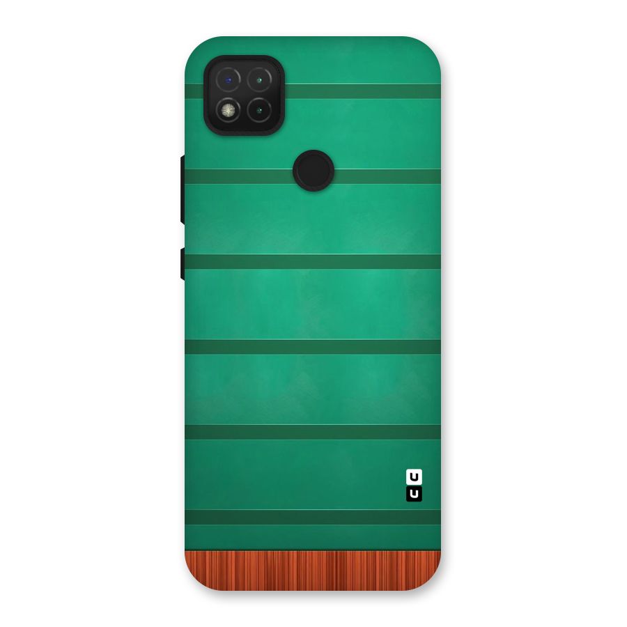 Green Wood Stripes Back Case for Redmi 9