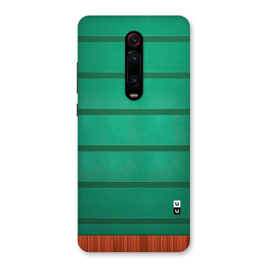 Green Wood Stripes Back Case for Redmi K20