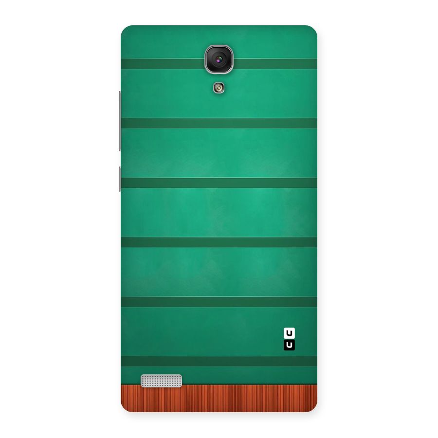 Green Wood Stripes Back Case for Redmi Note