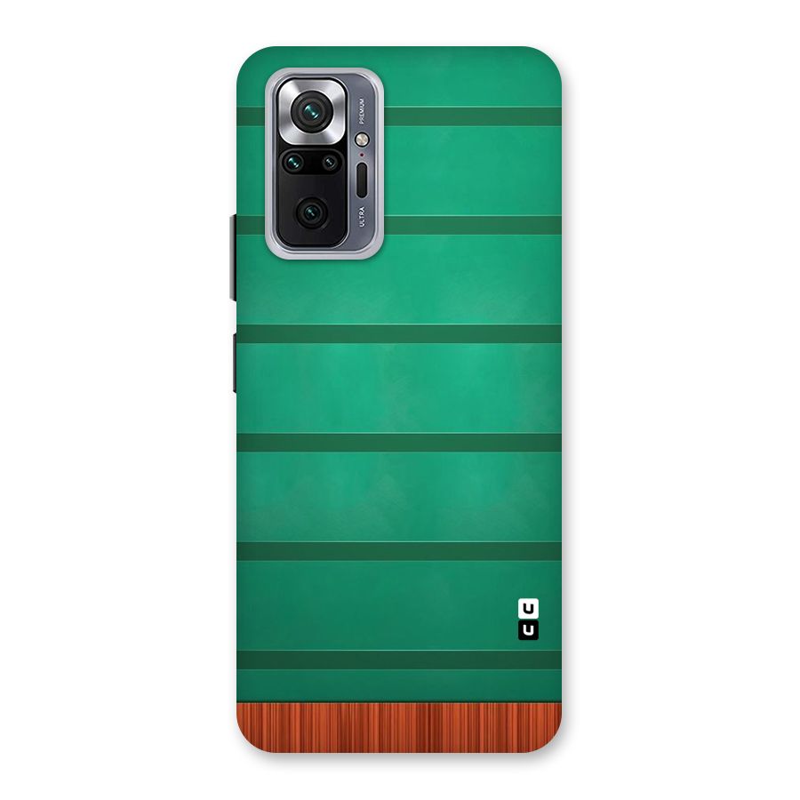 Green Wood Stripes Back Case for Redmi Note 10 Pro Max