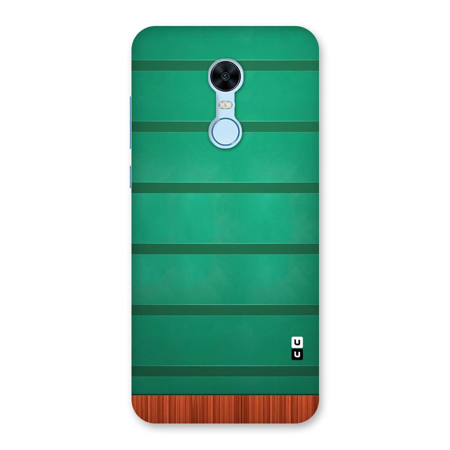Green Wood Stripes Back Case for Redmi Note 5