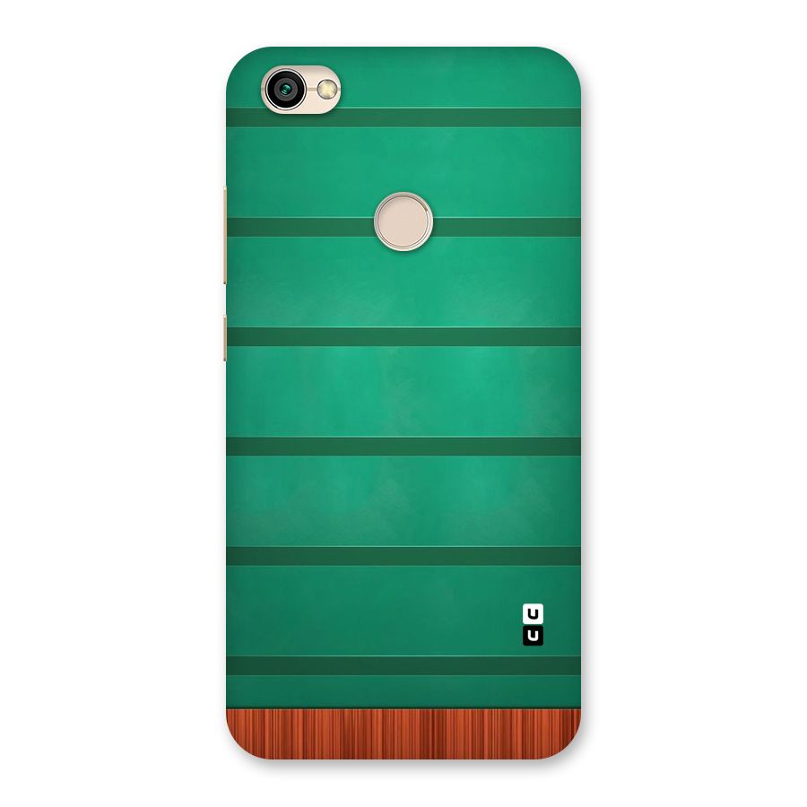 Green Wood Stripes Back Case for Redmi Y1 2017