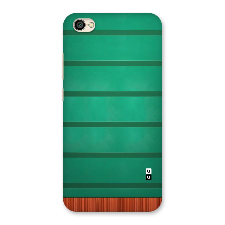 Green Wood Stripes Back Case for Redmi Y1 Lite