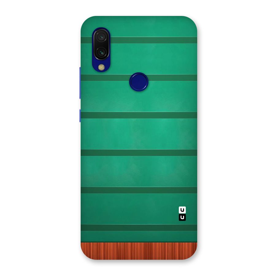 Green Wood Stripes Back Case for Redmi Y3