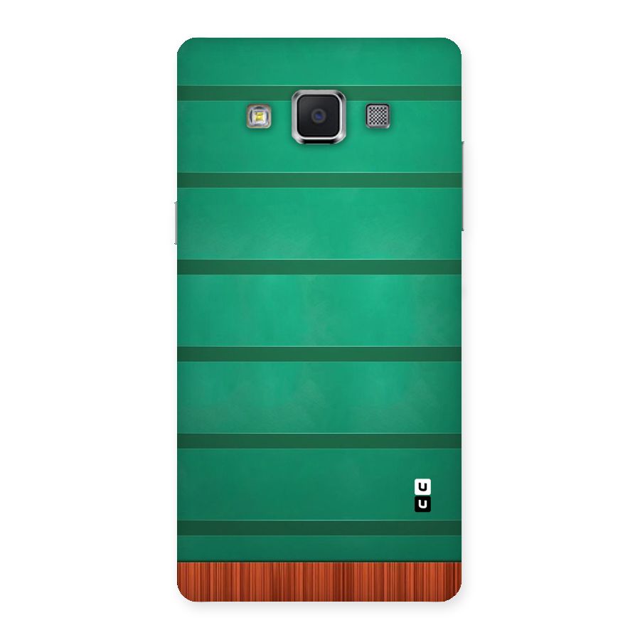 Green Wood Stripes Back Case for Samsung Galaxy A5