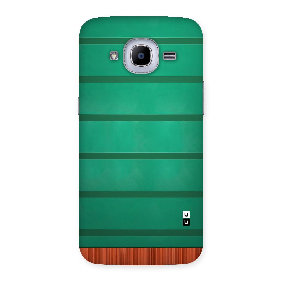Green Wood Stripes Back Case for Samsung Galaxy J2 Pro