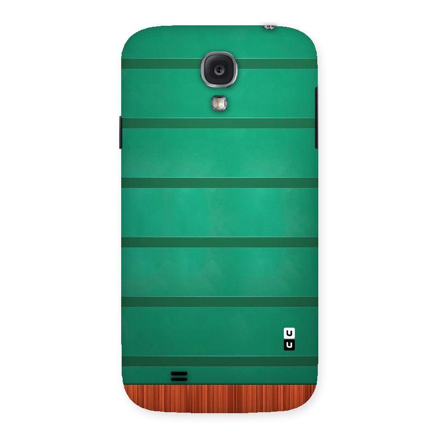 Green Wood Stripes Back Case for Samsung Galaxy S4
