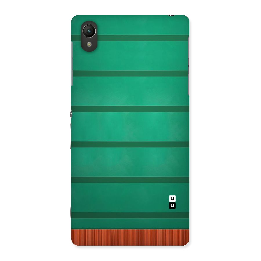 Green Wood Stripes Back Case for Sony Xperia Z2