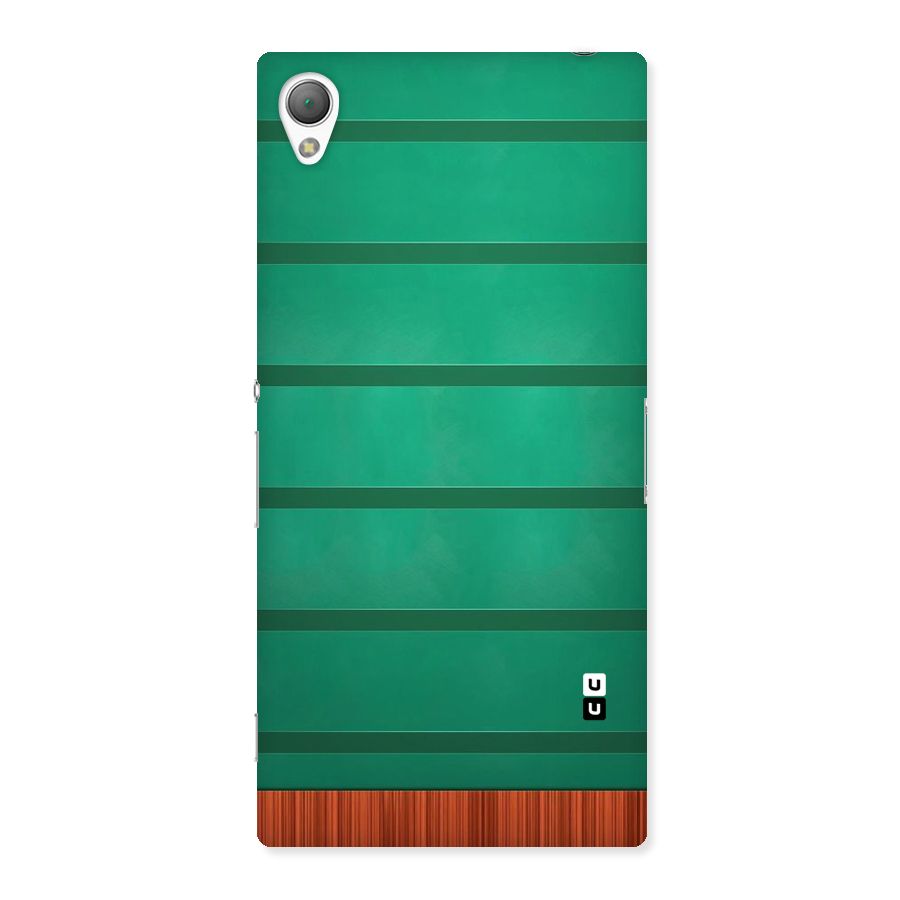 Green Wood Stripes Back Case for Sony Xperia Z3