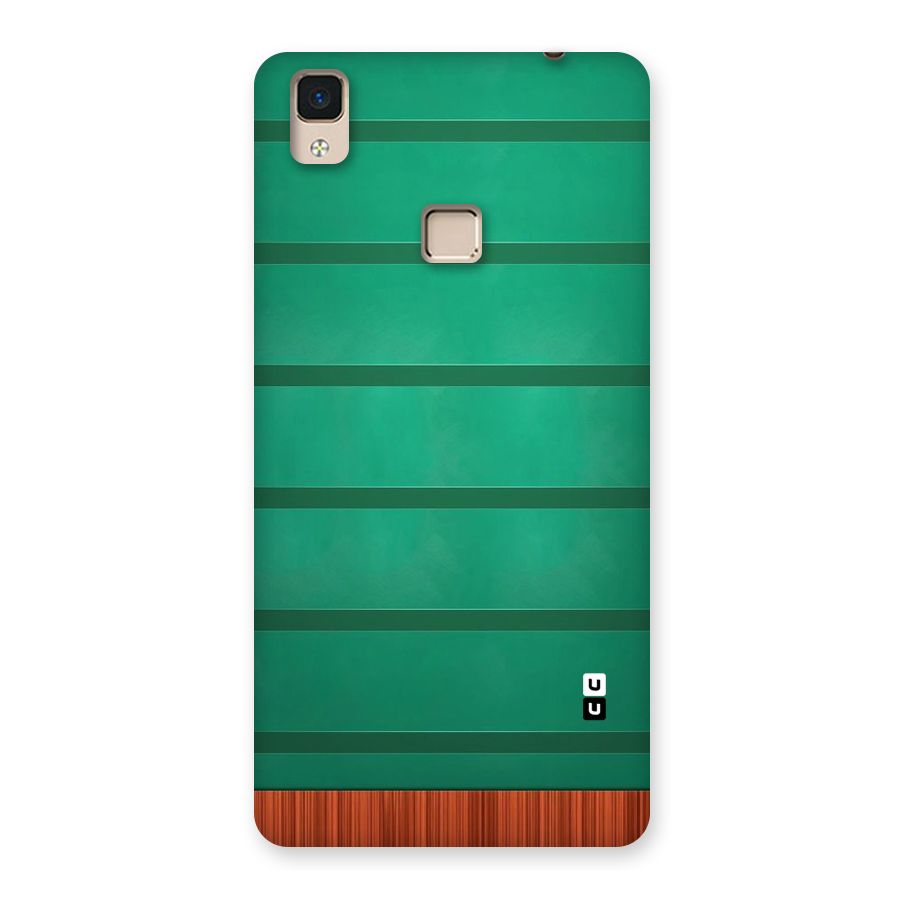 Green Wood Stripes Back Case for V3 Max