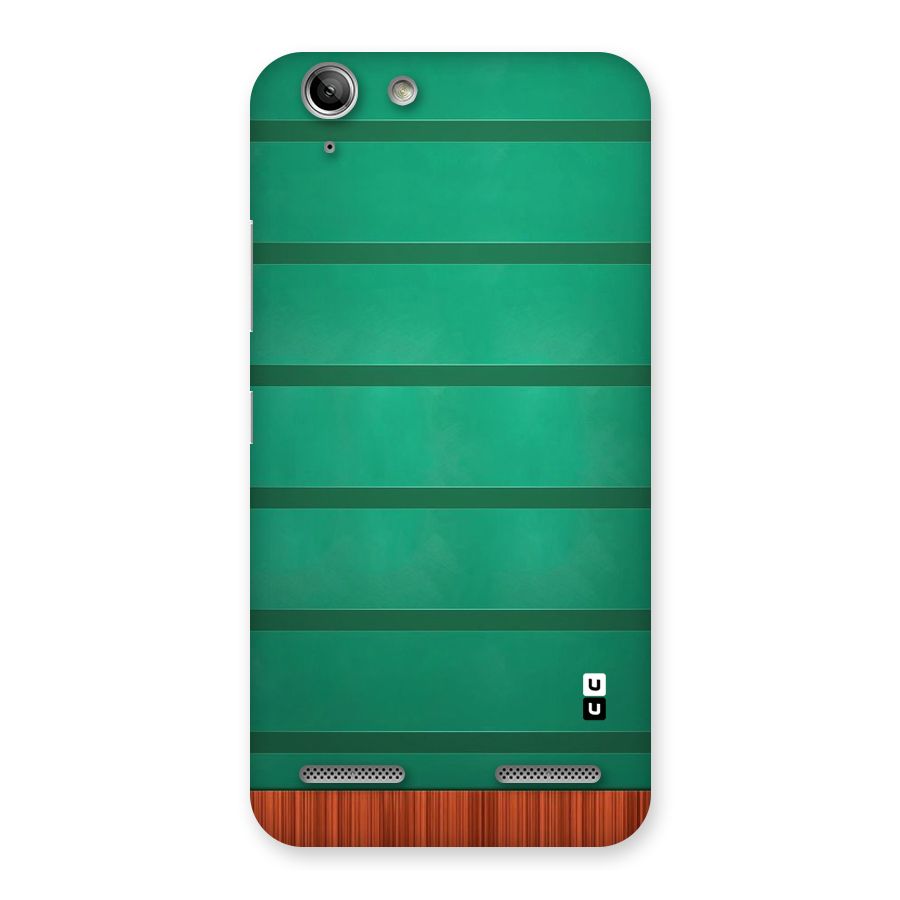 Green Wood Stripes Back Case for Vibe K5 Plus