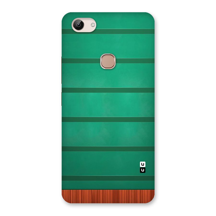 Green Wood Stripes Back Case for Vivo Y83