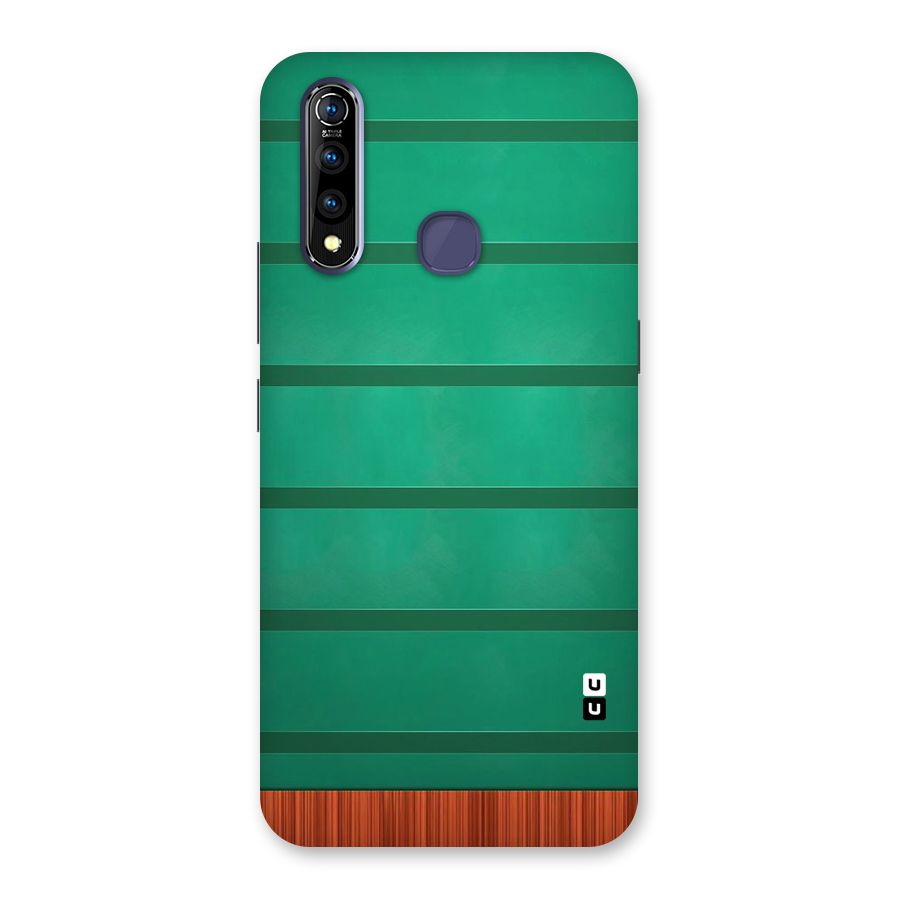 Green Wood Stripes Back Case for Vivo Z1 Pro