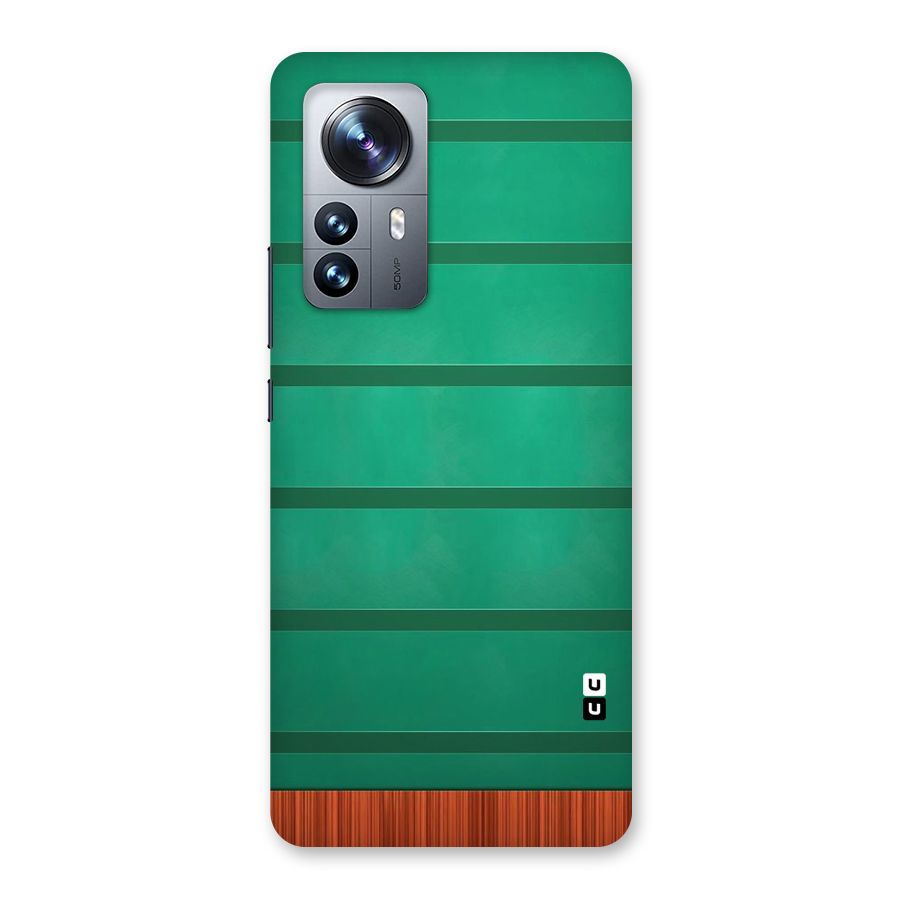 Green Wood Stripes Back Case for Xiaomi 12 Pro