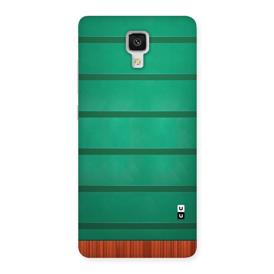 Green Wood Stripes Back Case for Xiaomi Mi 4