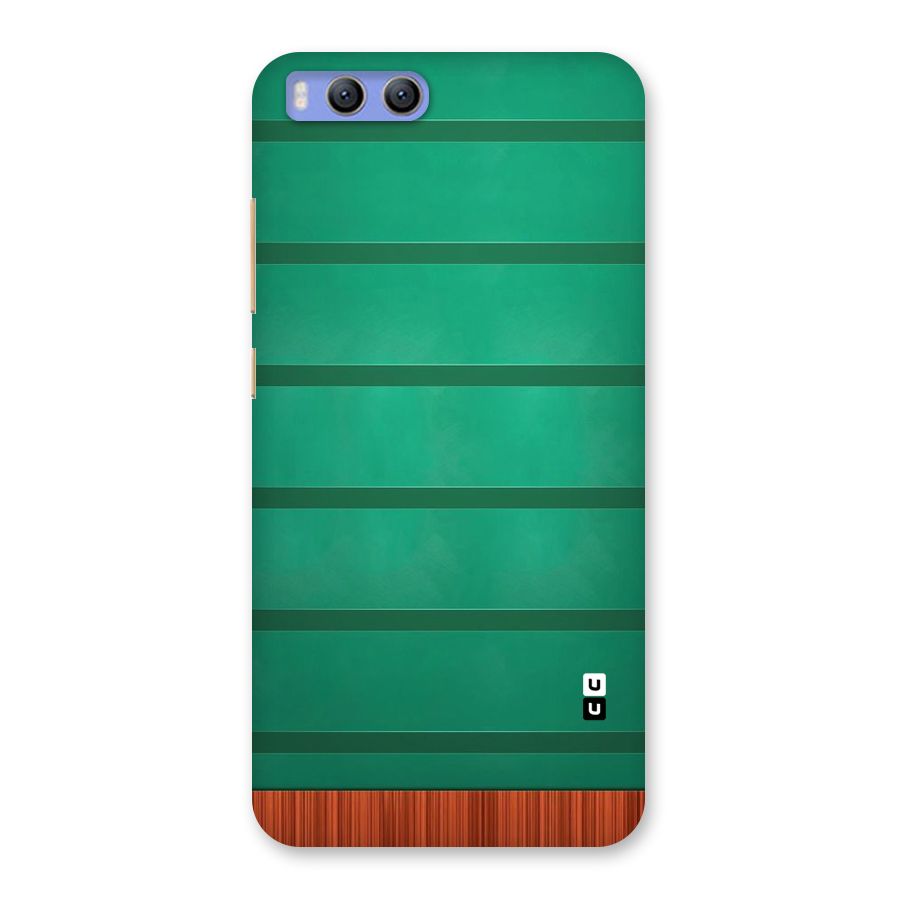 Green Wood Stripes Back Case for Xiaomi Mi 6