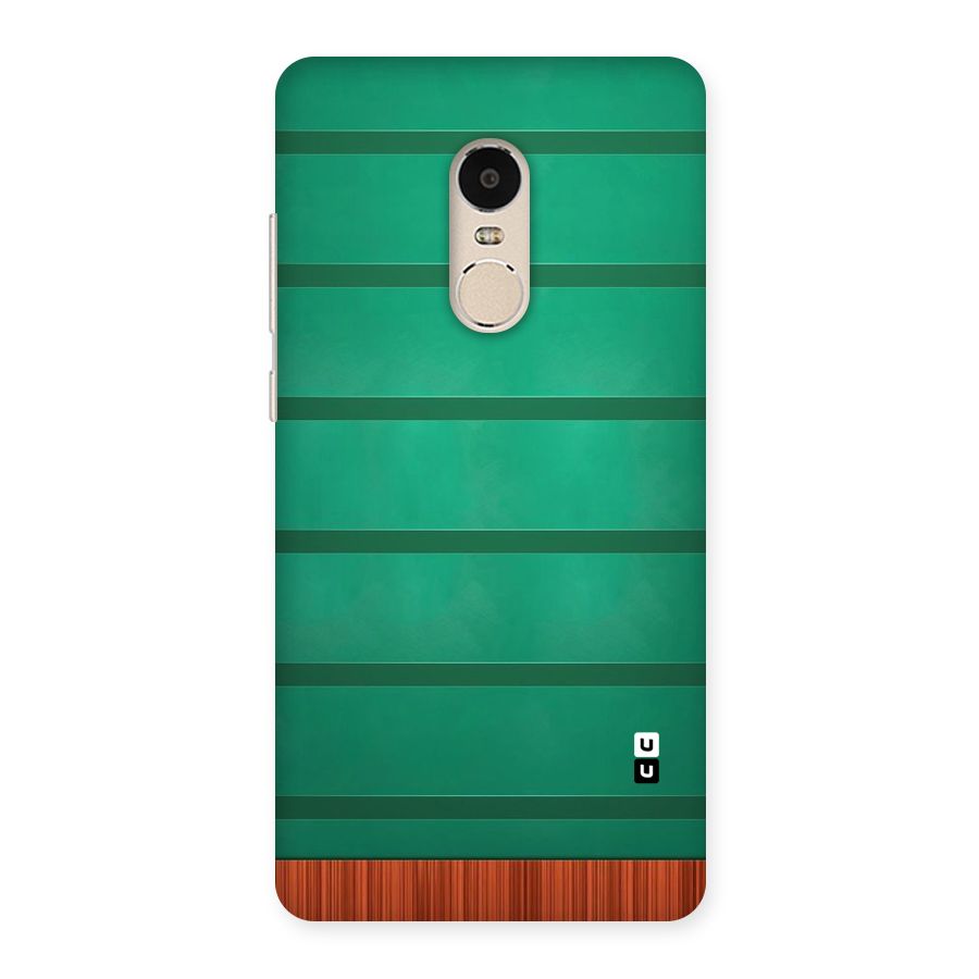 Green Wood Stripes Back Case for Xiaomi Redmi Note 4