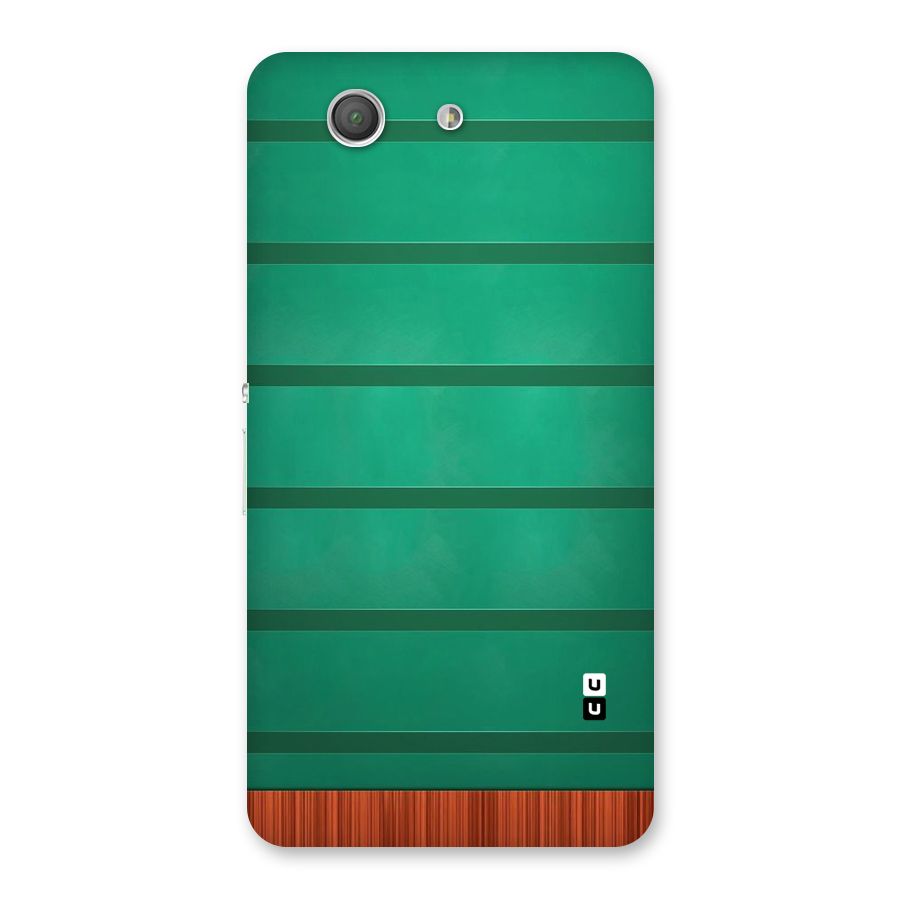 Green Wood Stripes Back Case for Xperia Z3 Compact