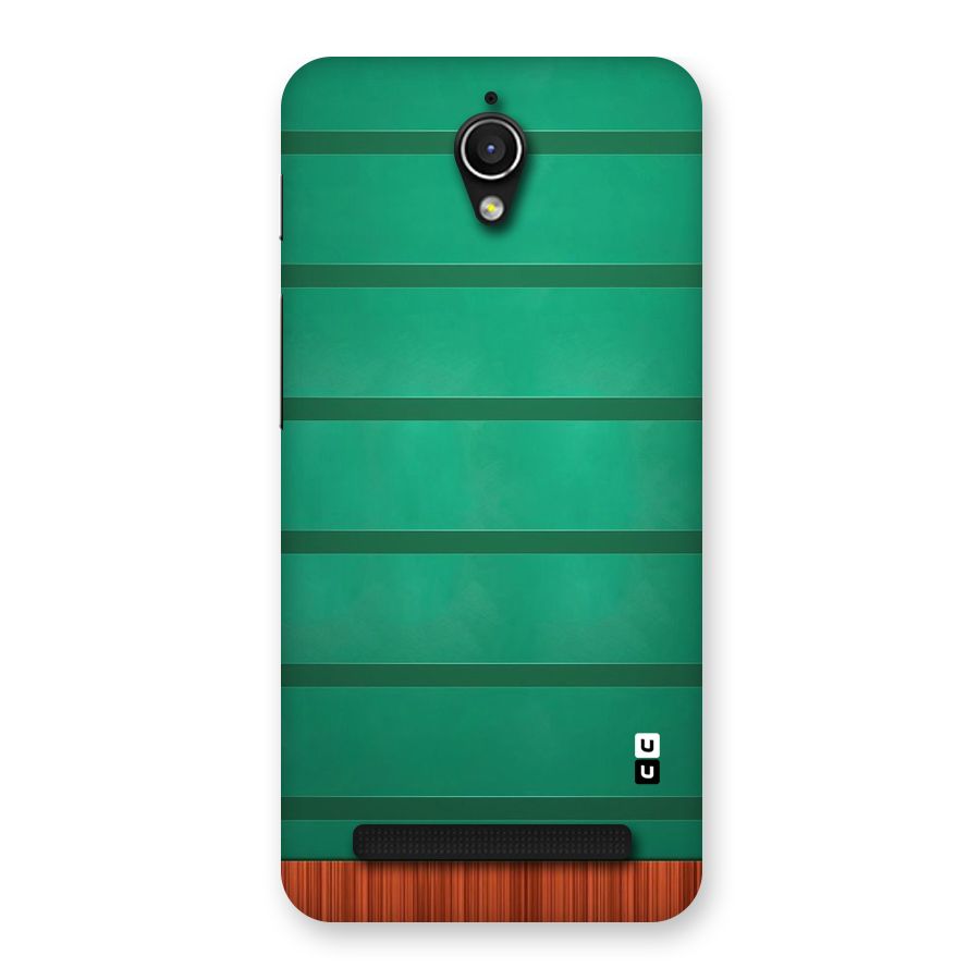Green Wood Stripes Back Case for Zenfone Go