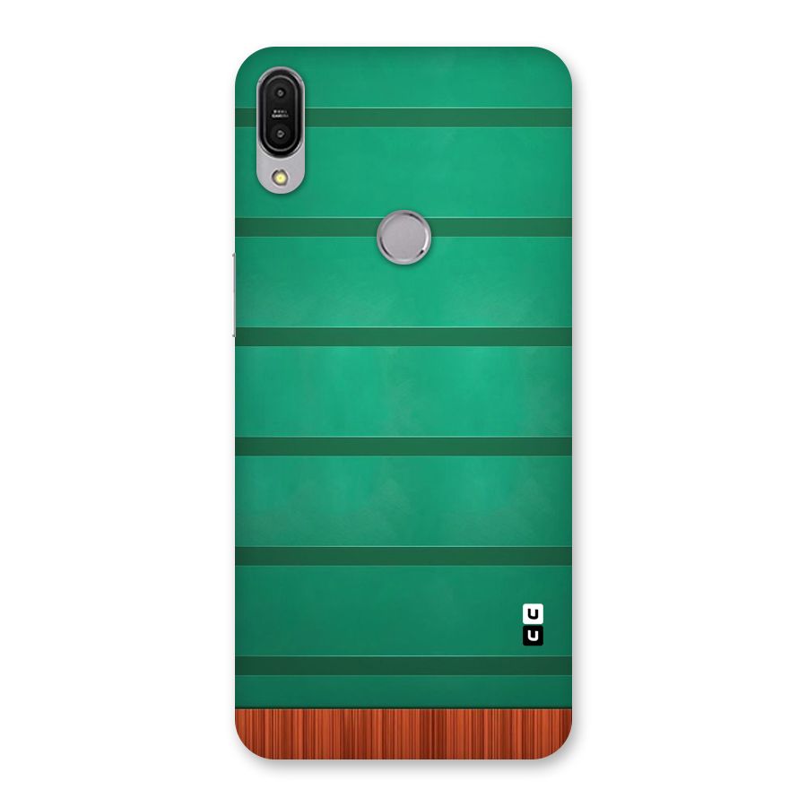 Green Wood Stripes Back Case for Zenfone Max Pro M1
