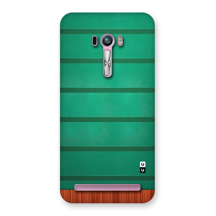 Green Wood Stripes Back Case for Zenfone Selfie