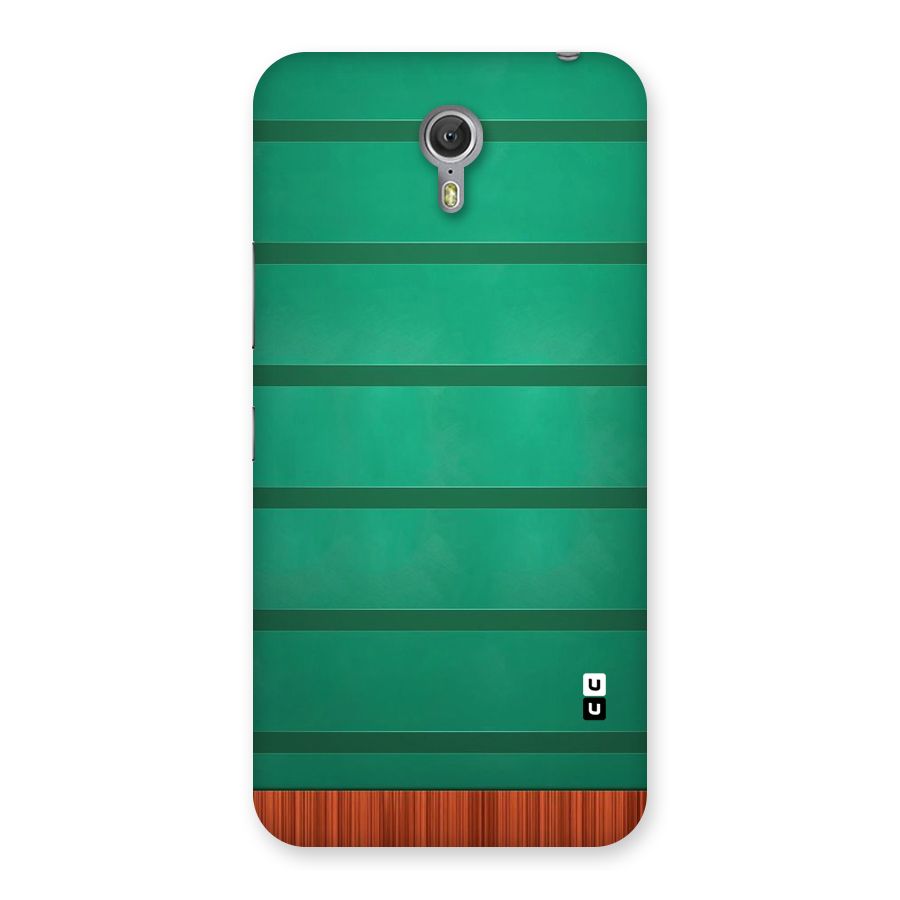 Green Wood Stripes Back Case for Zuk Z1