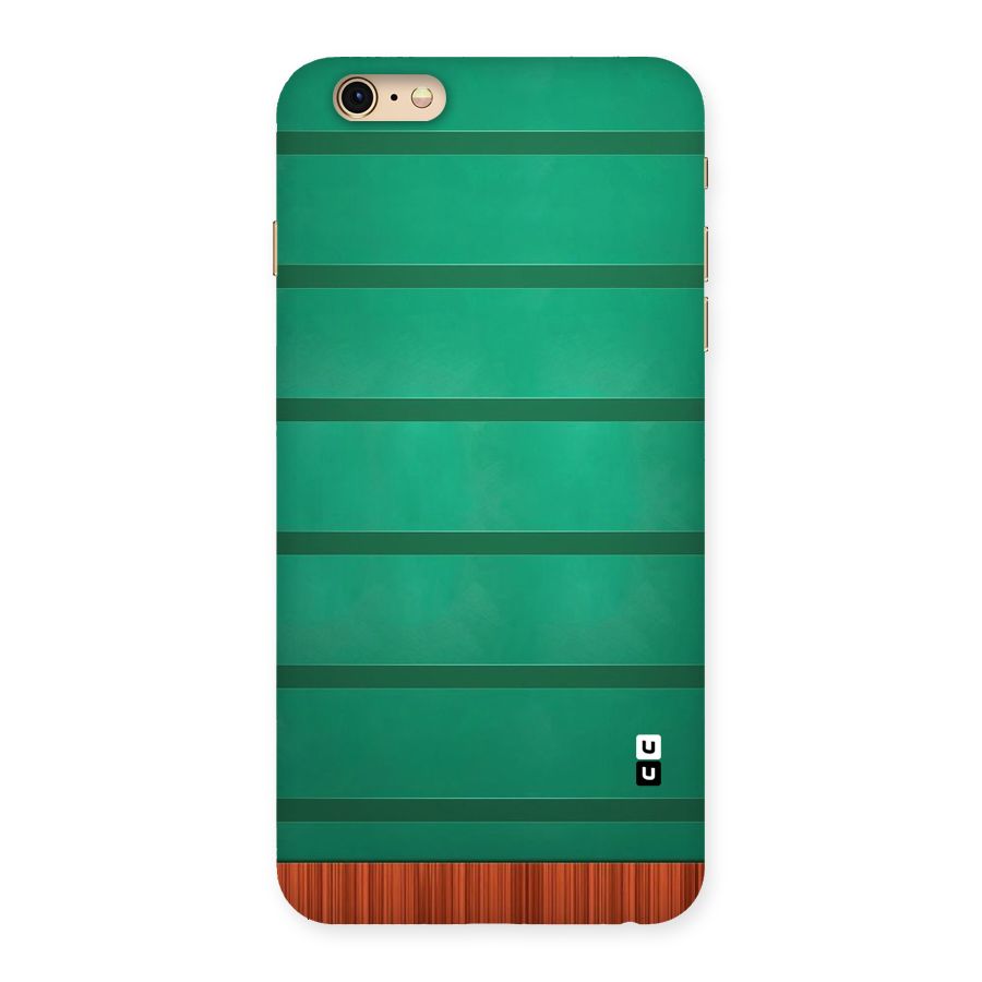 Green Wood Stripes Back Case for iPhone 6 Plus 6S Plus
