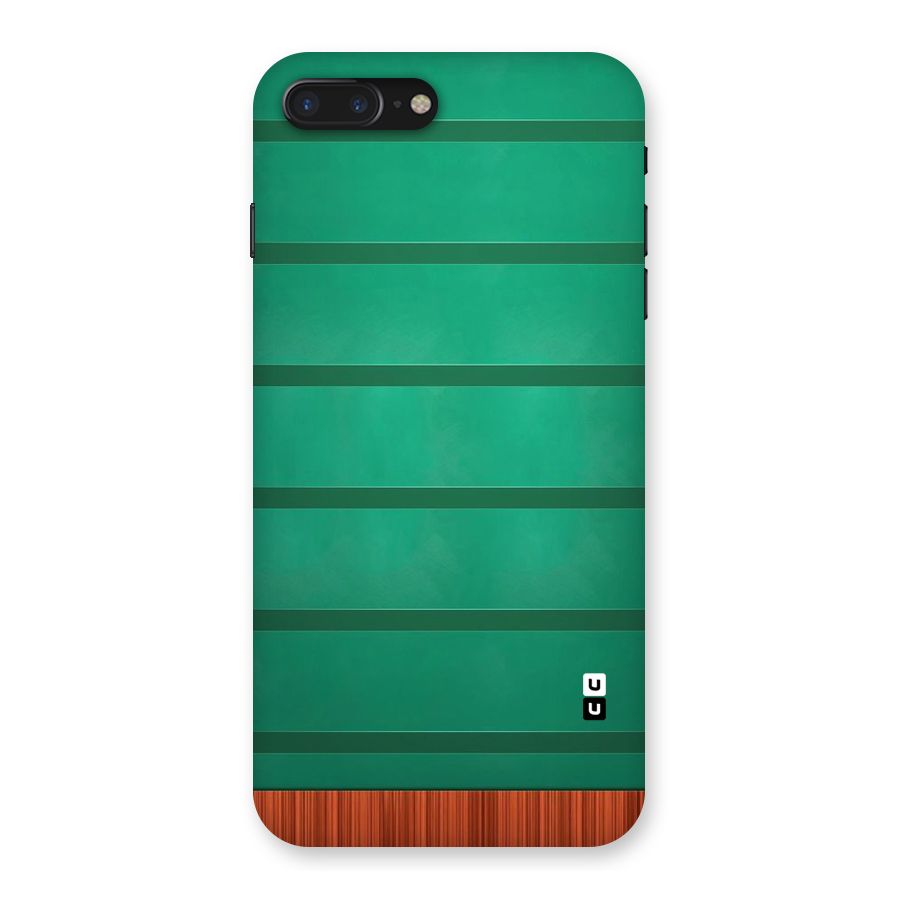 Green Wood Stripes Back Case for iPhone 7 Plus