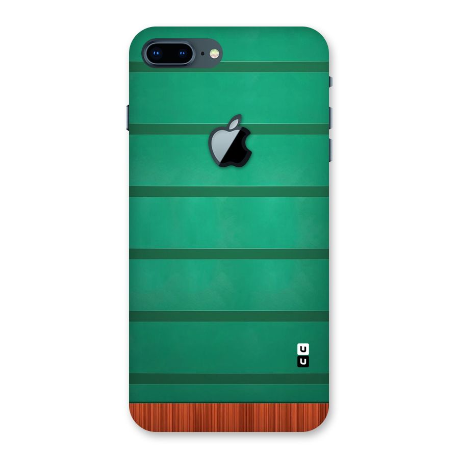 Green Wood Stripes Back Case for iPhone 7 Plus Apple Cut