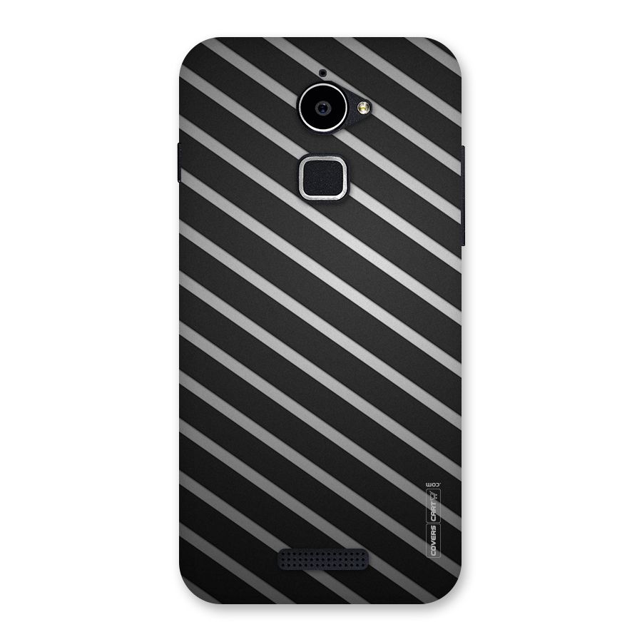 Grey And Black Stripes Back Case for Coolpad Note 3 Lite