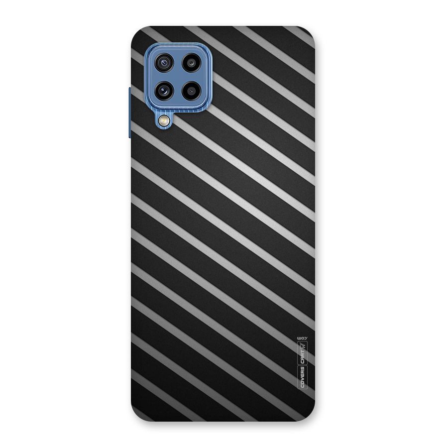Grey And Black Stripes Back Case for Galaxy M32