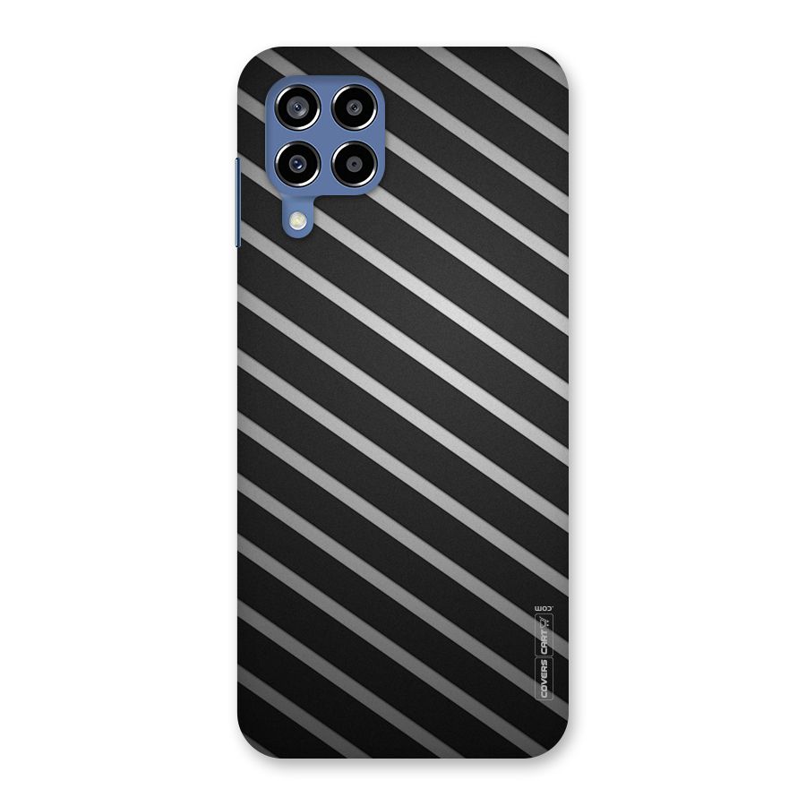 Grey And Black Stripes Back Case for Galaxy M53 5G