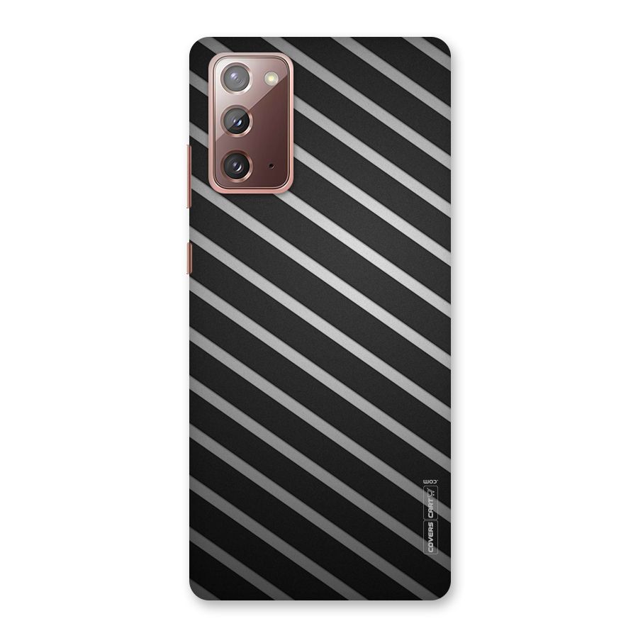 Grey And Black Stripes Back Case for Galaxy Note 20