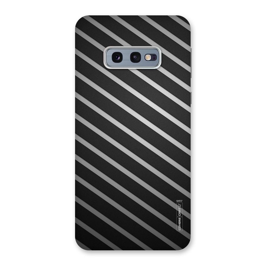 Grey And Black Stripes Back Case for Galaxy S10e