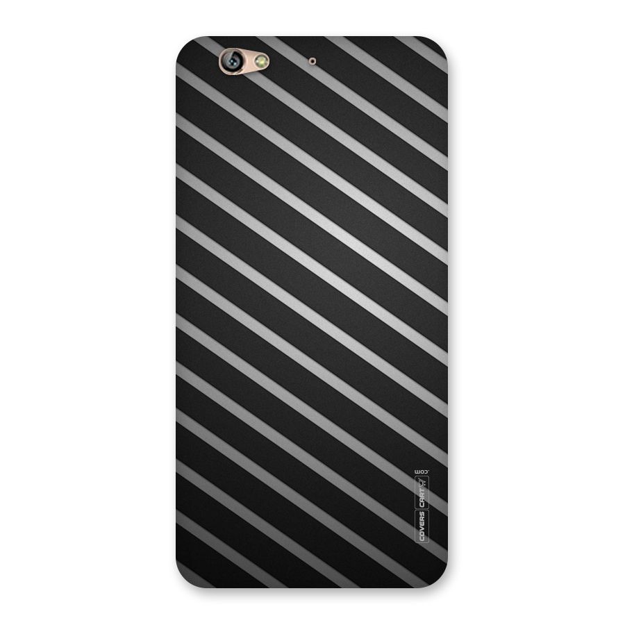 Grey And Black Stripes Back Case for Gionee S6