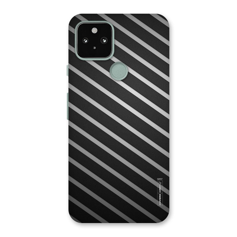 Grey And Black Stripes Back Case for Google Pixel 5