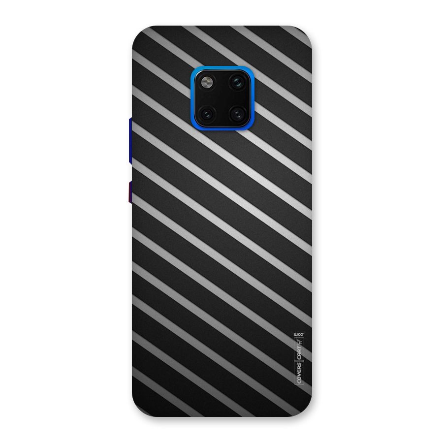 Grey And Black Stripes Back Case for Huawei Mate 20 Pro