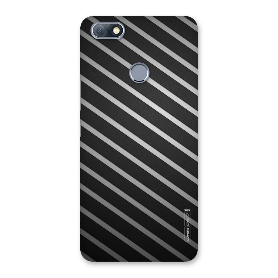 Grey And Black Stripes Back Case for Infinix Note 5