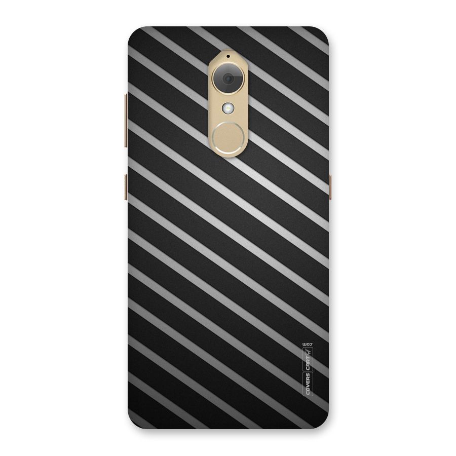 Grey And Black Stripes Back Case for Lenovo K8