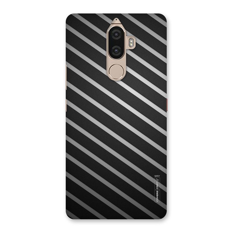 Grey And Black Stripes Back Case for Lenovo K8 Note