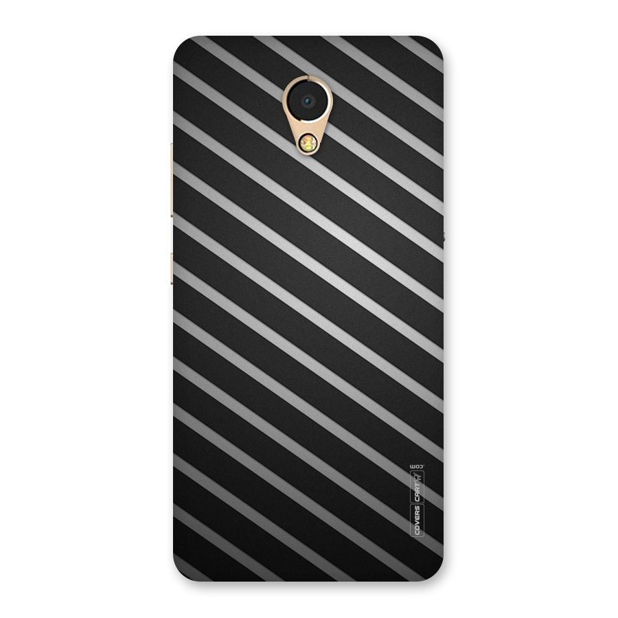 Grey And Black Stripes Back Case for Lenovo P2
