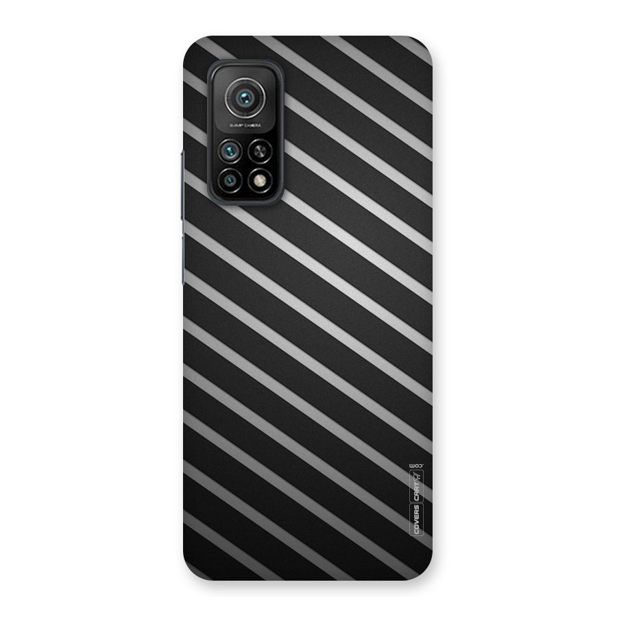 Grey And Black Stripes Back Case for Mi 10T Pro 5G