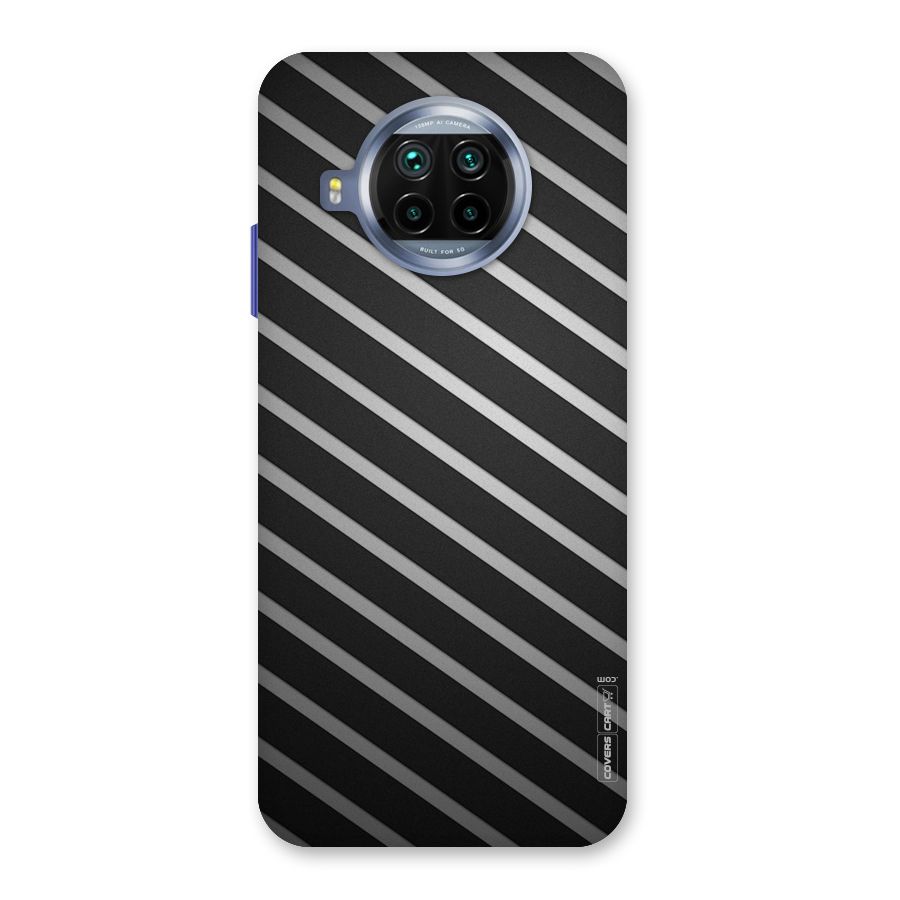 Grey And Black Stripes Back Case for Mi 10i