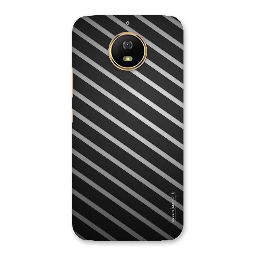 Grey And Black Stripes Back Case for Moto G5s