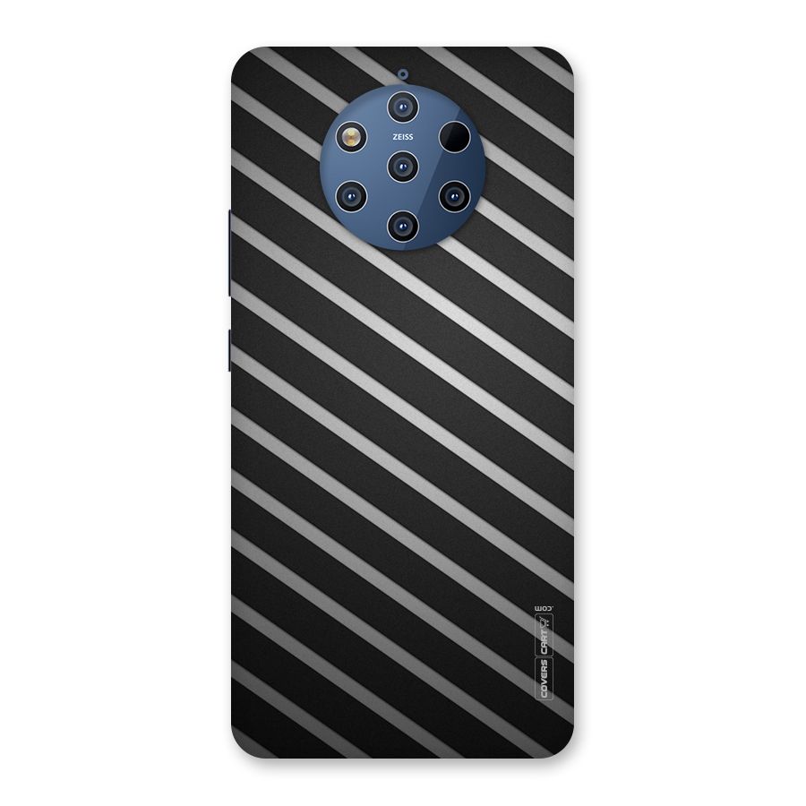 Grey And Black Stripes Back Case for Nokia 9 PureView