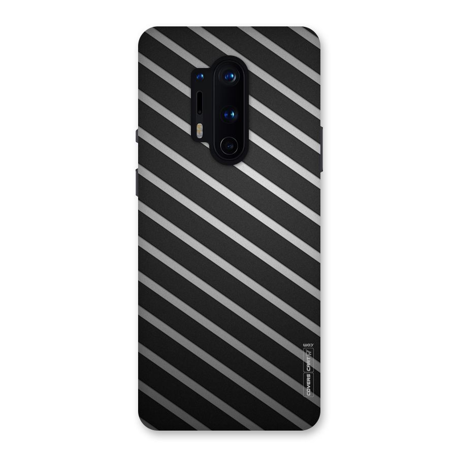 Grey And Black Stripes Back Case for OnePlus 8 Pro