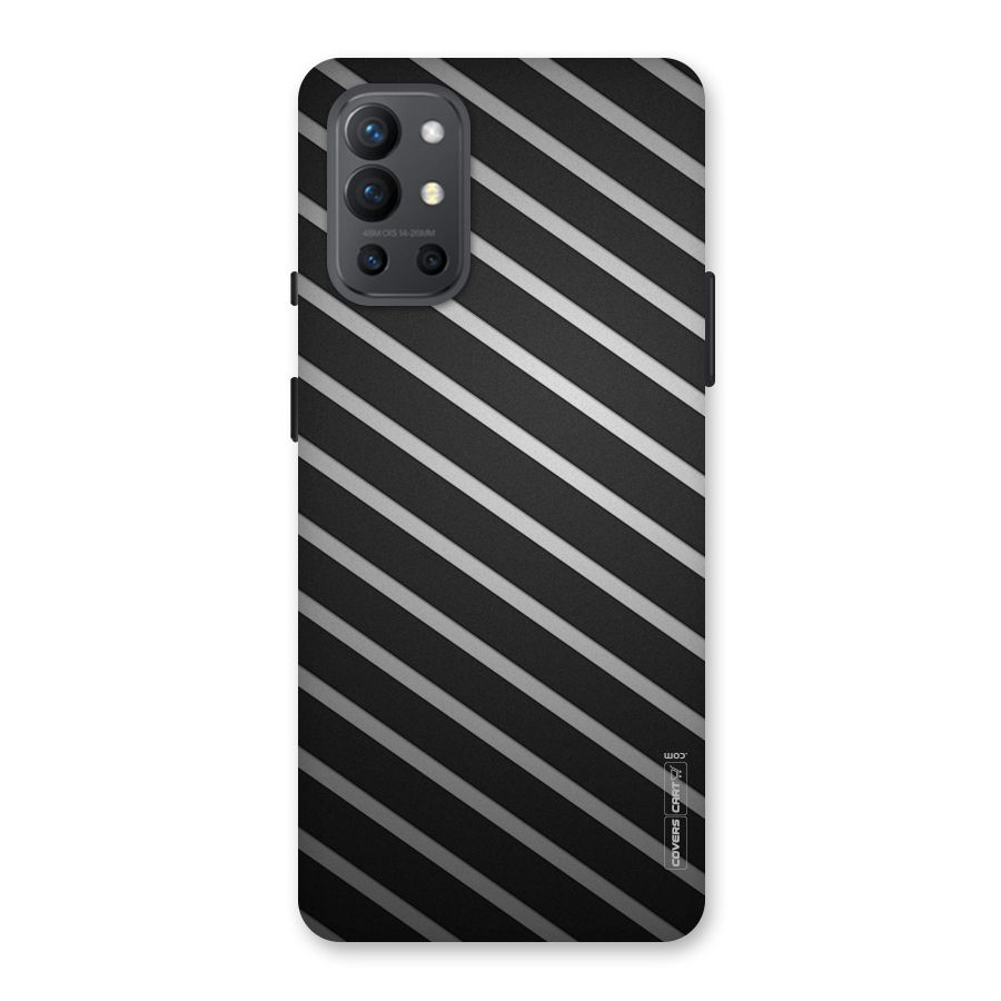 Grey And Black Stripes Back Case for OnePlus 9R